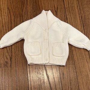 GAP baby heart shawl cardigan
